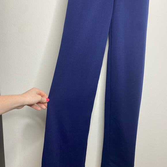 Lulus Power of Love Navy Blue Strapless Jumpsuit - Size Small - Picture 14 of 16
